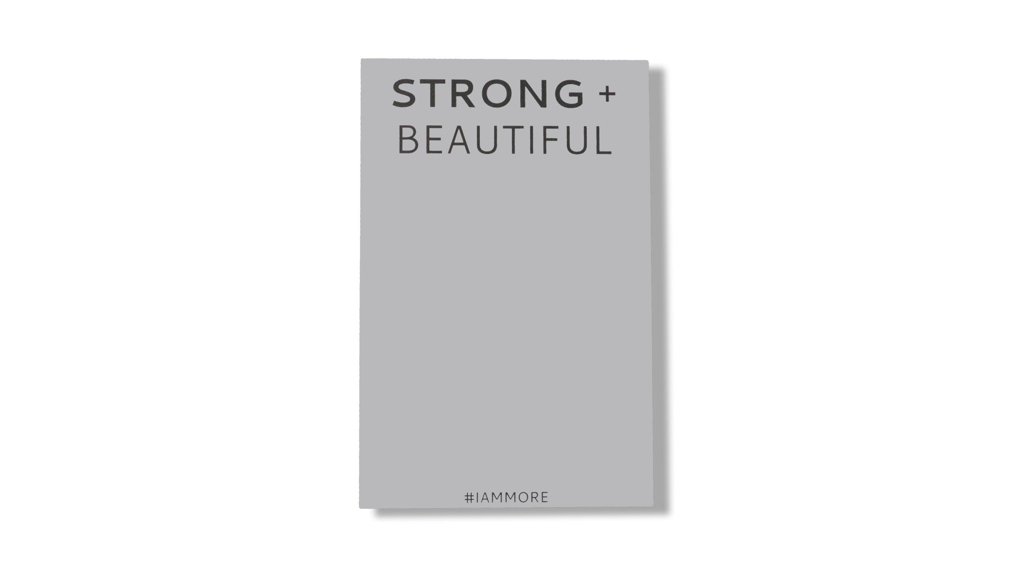 I Am More Scarsdale Strong + Beautiful note pad