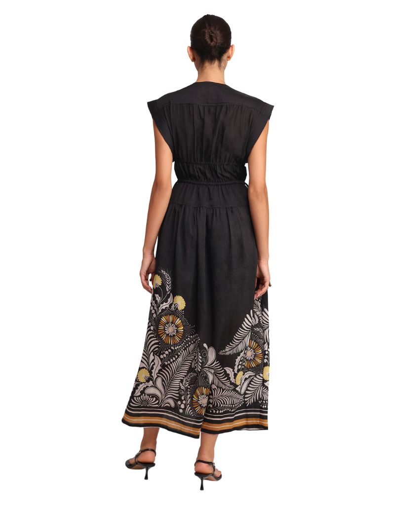 Oria Dress Black Print
