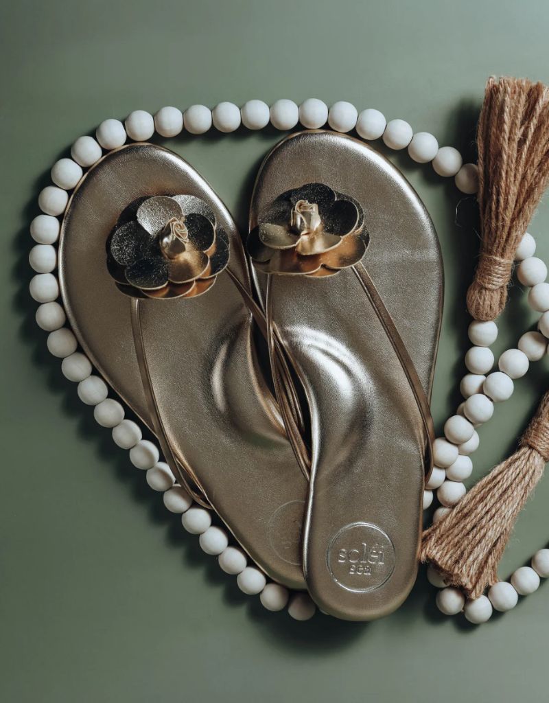 Valentina Metallic Gold