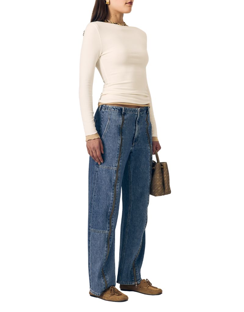 Jamie Cargo Mid Rise Blue Springs