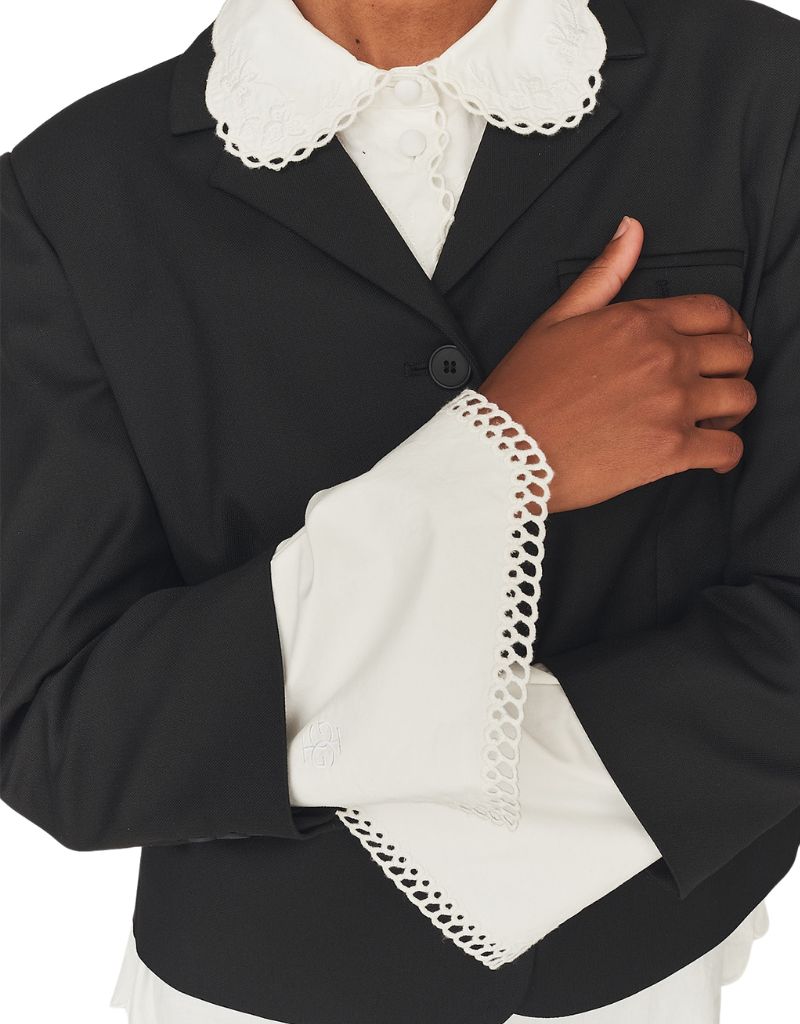 Kirsten Collar Shirt White