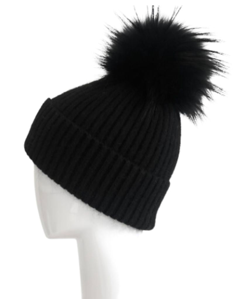 HA-62 Mohair Wool Hat Black
