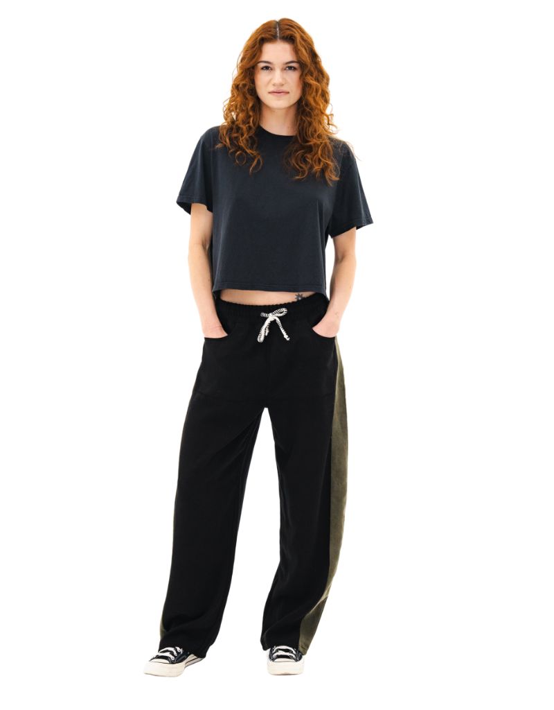 Cancun Pant Safari Green Black