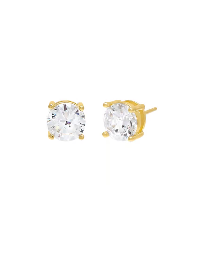 E158883-GLD-277 Juliette Stud Earring Gold 8mm