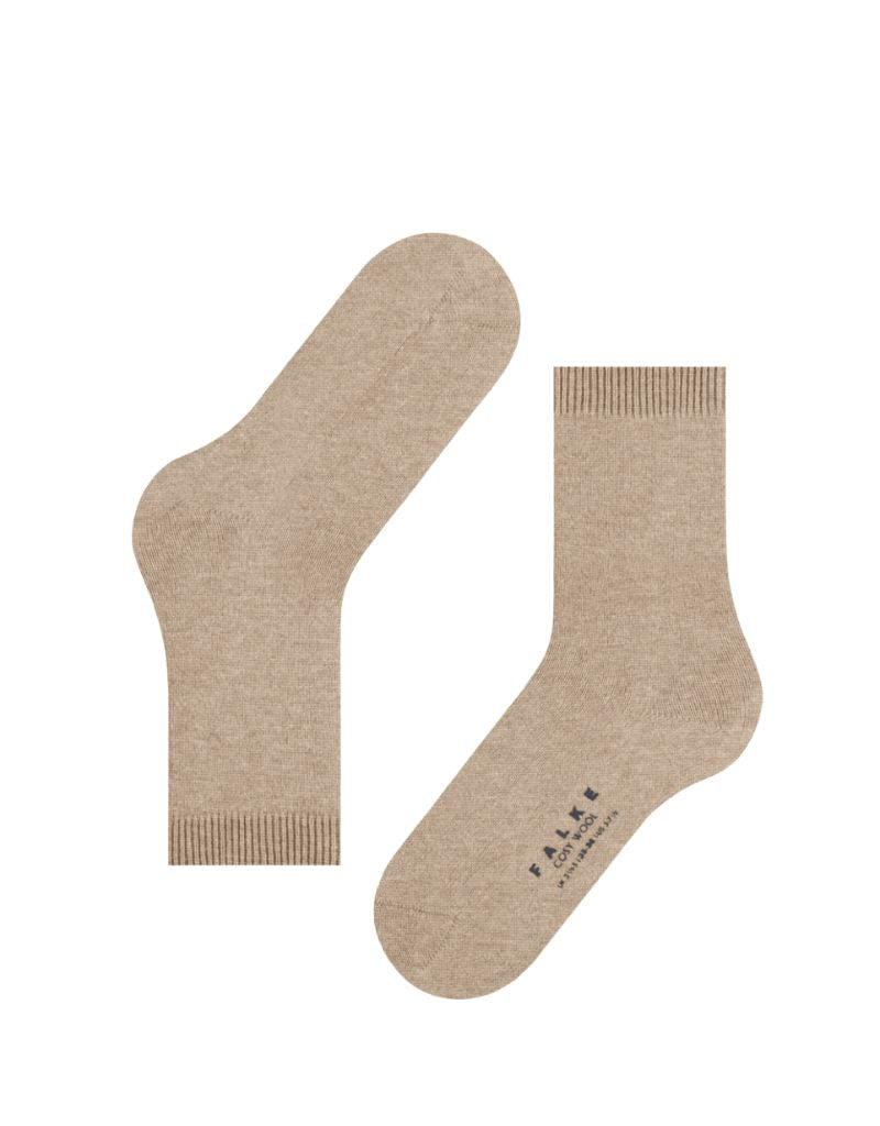Cosy Wool Women Socks 47050 Beige Mel