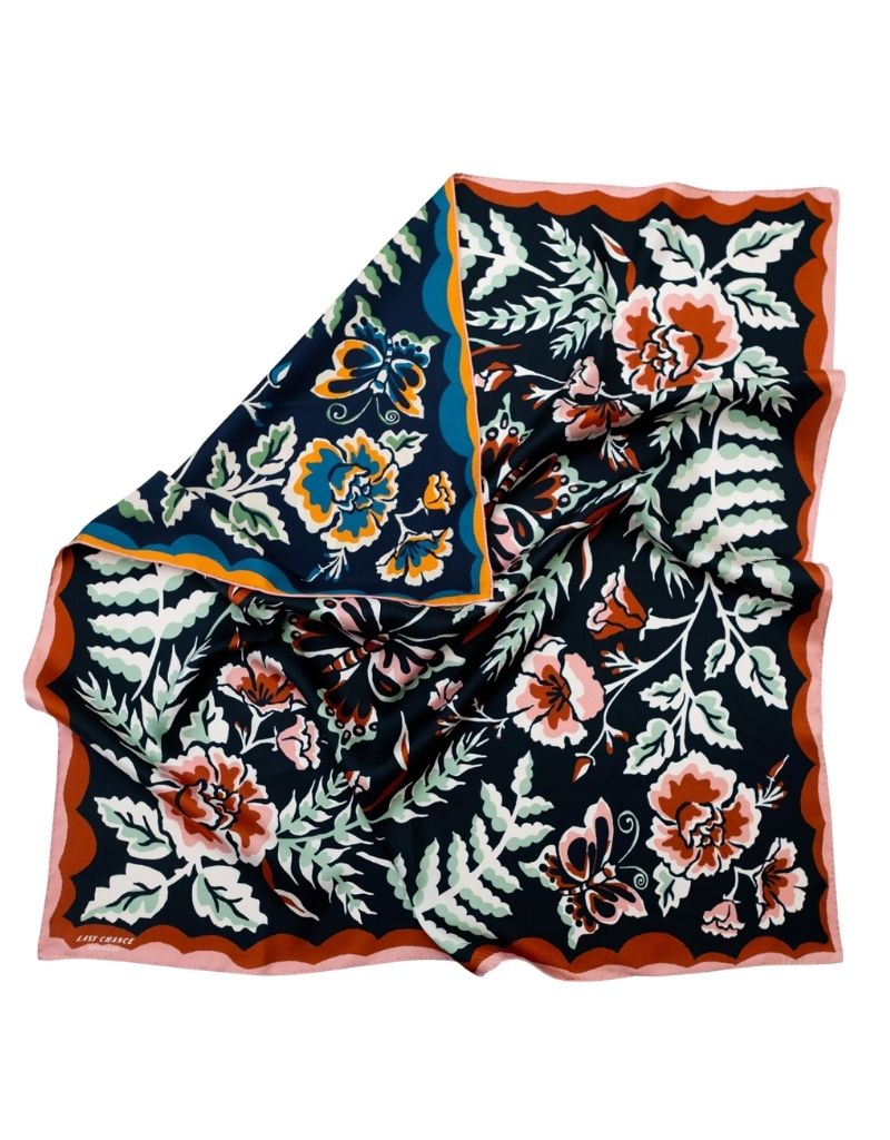 Twofer Silk Scarf Wildwood