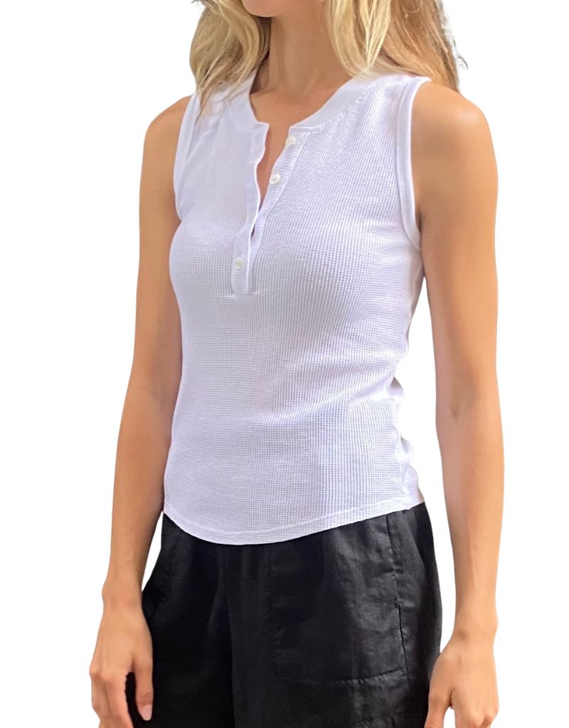 Kiera Henley Tank in Thermal White