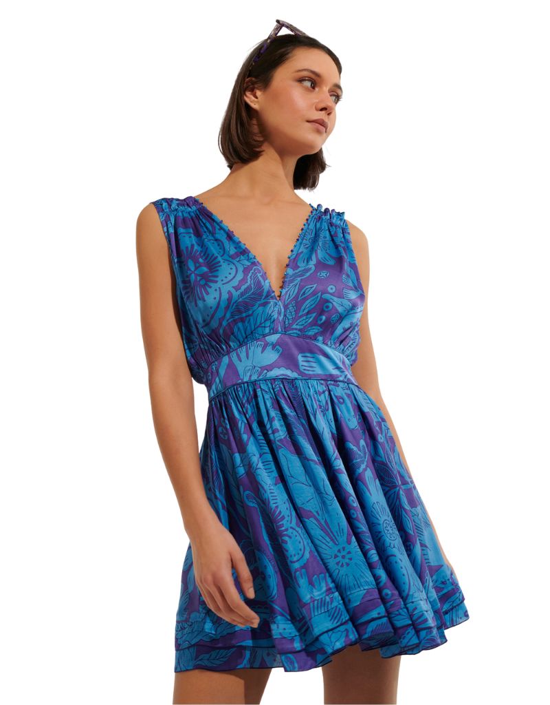 bessie mini dress Mini Dress Bessie VS Blue Gauguin