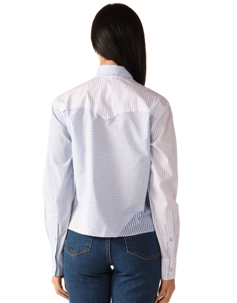 The RAW EDGE WESTERN Shirt Stripe Scrappy