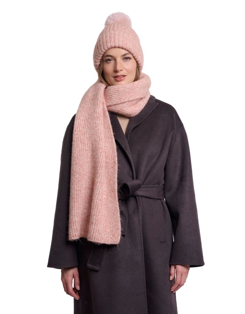 Nuria Scarf Soft Pink Blend F26