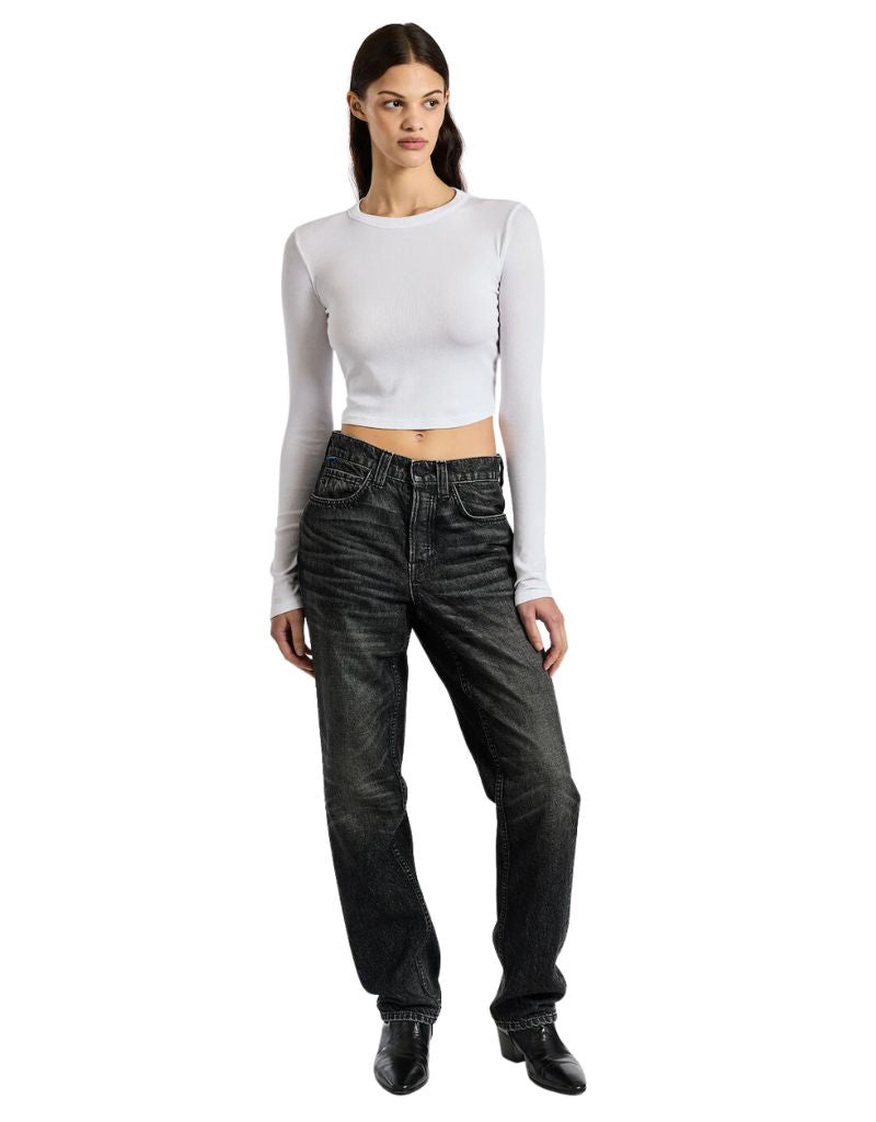 Verona Crop Shirt White