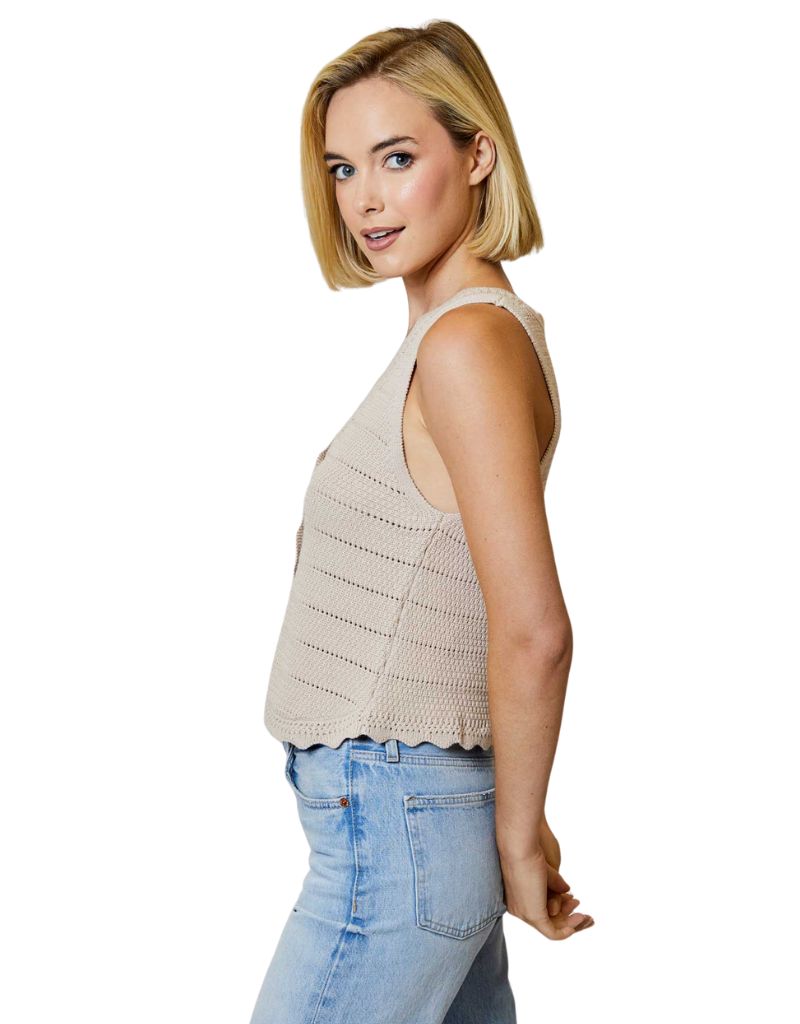 Vest Sweater Twine
