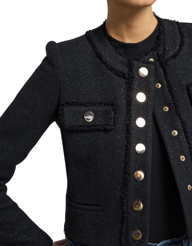 Kennedi Tweed Jacket Black