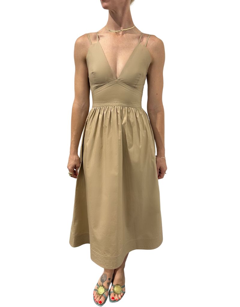 Floria Dress Khaki