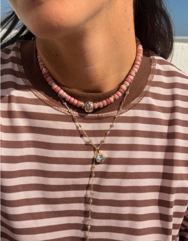 Blush on the Rocks Necklace