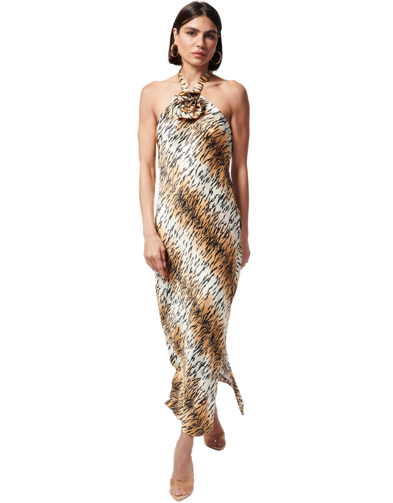 Lenzy Dress Tiger