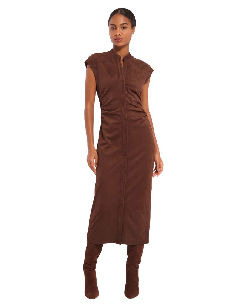 Maud Dress Faux Suede F26