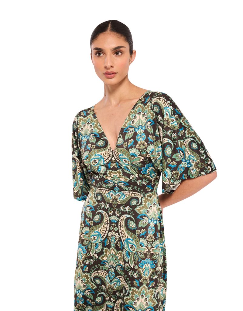 Xena Dress Reflective Chintz F26