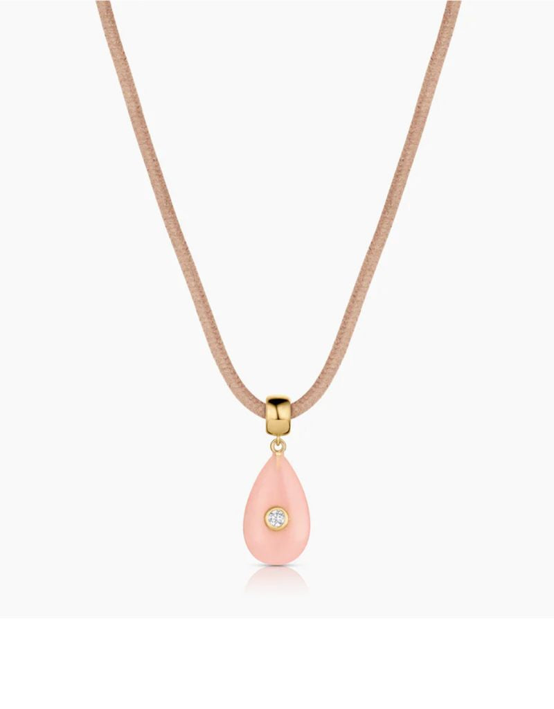 Bardot Pink Jade Bail Charm