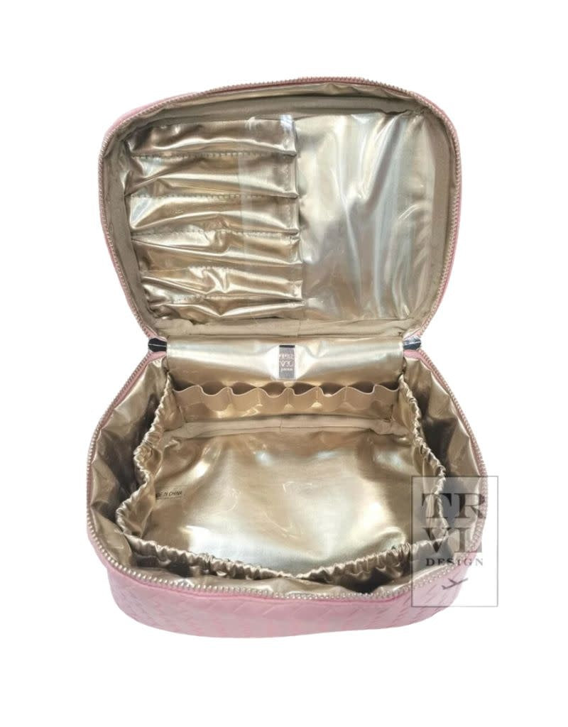 Luxe Train Woven Pink Sand