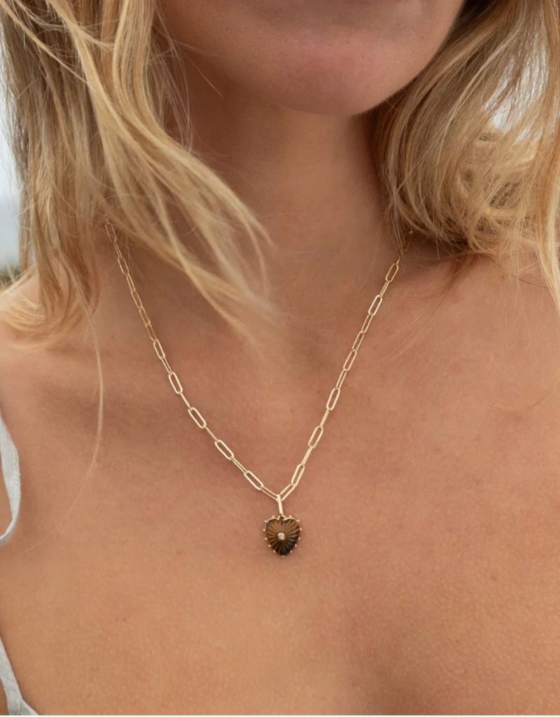 Isabel Tiger’s Eye Charm