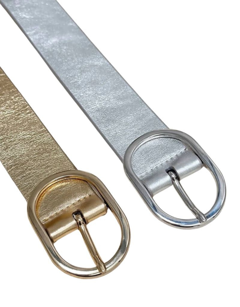 Medora Belt 3421 Metallic Silver - S