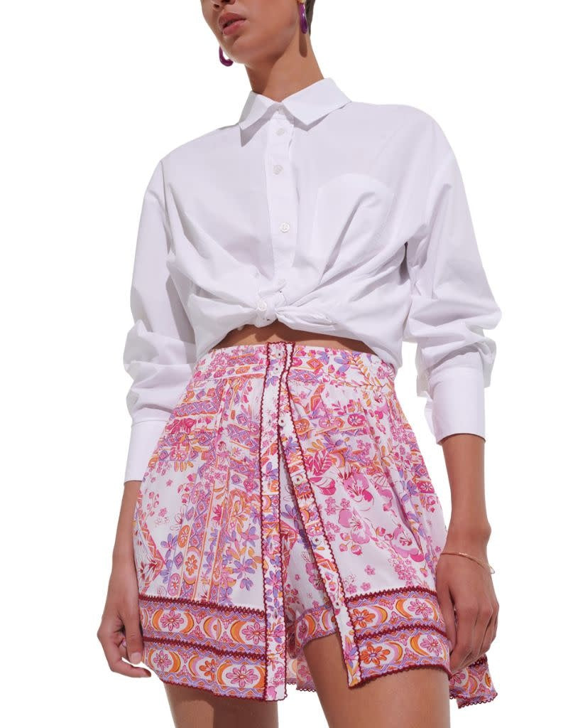 Mini Skirt Reine V Pink Foulard