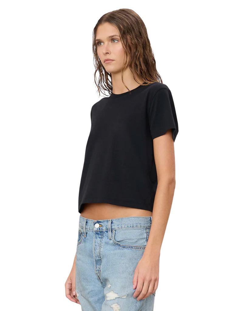 Short Sleeve Boxy Tee CB3029 Black