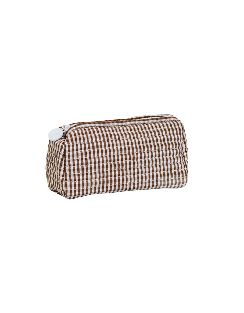 Quilted Pouchette Bag Gingham Coco