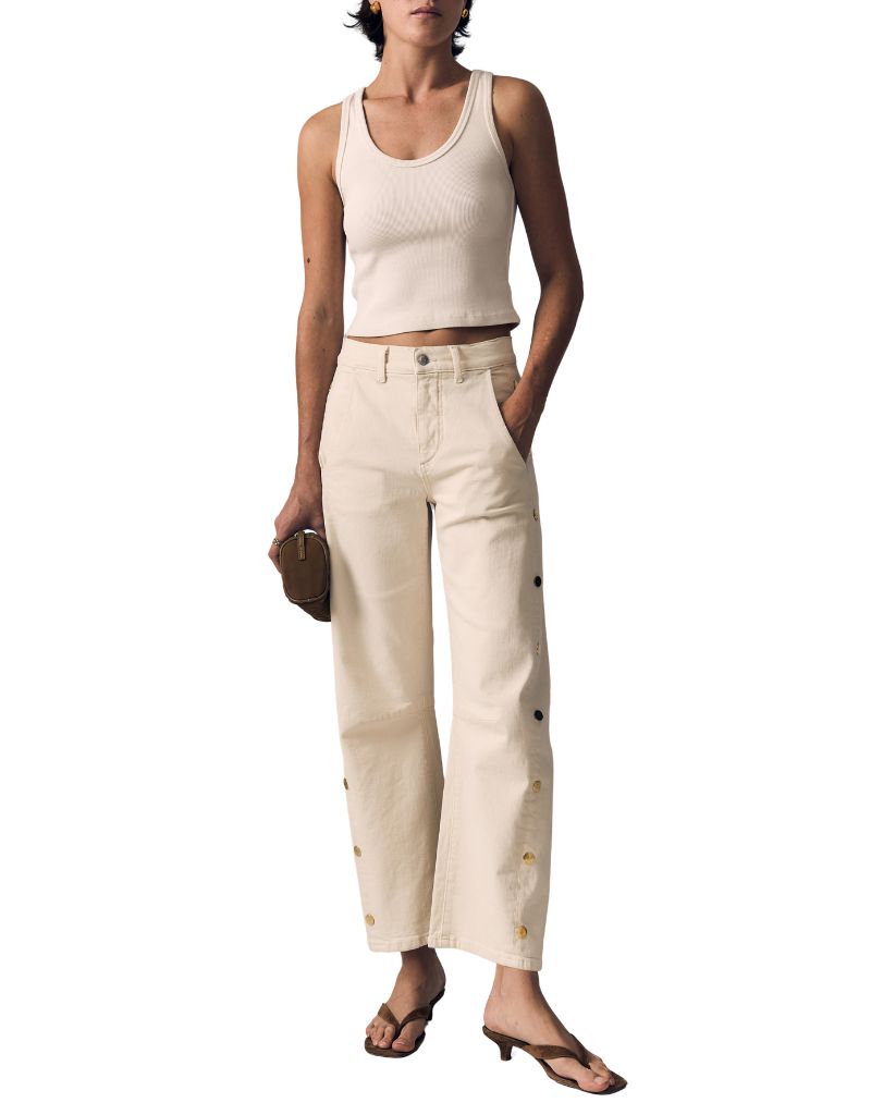 Studded Frankie Barrel Bone Su26