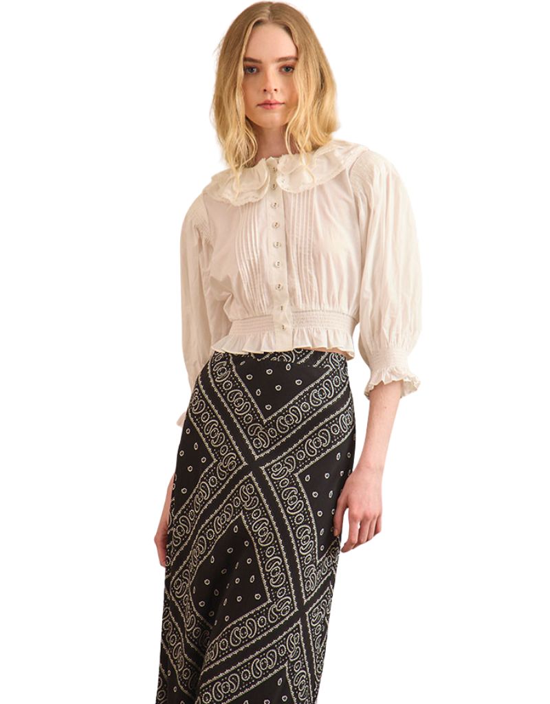 Suki Skirt Aces Wild Black