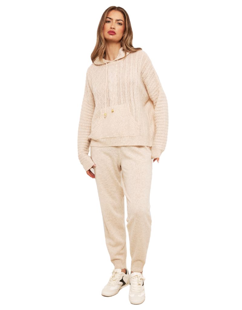 Luxe Cable Hoodie Cygnet