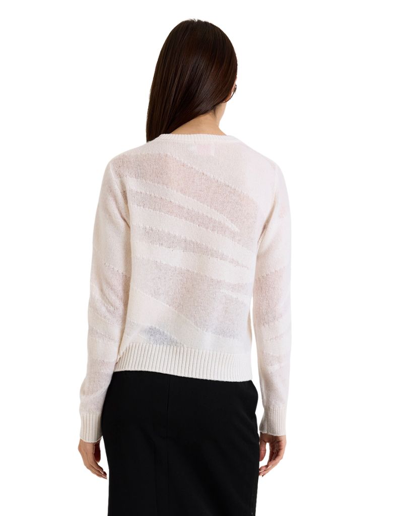 Mix Guage Zebra Crew Organic White