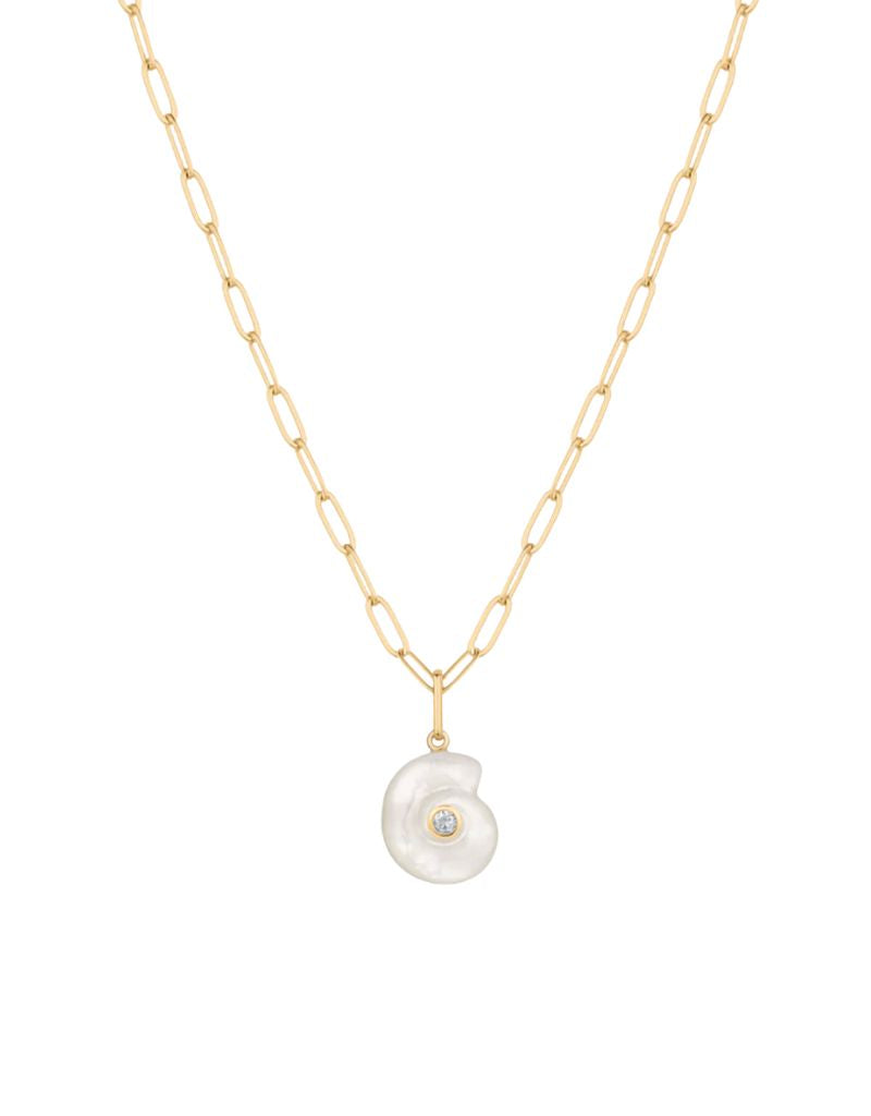 Nautilus Mother Of Pearl Charm