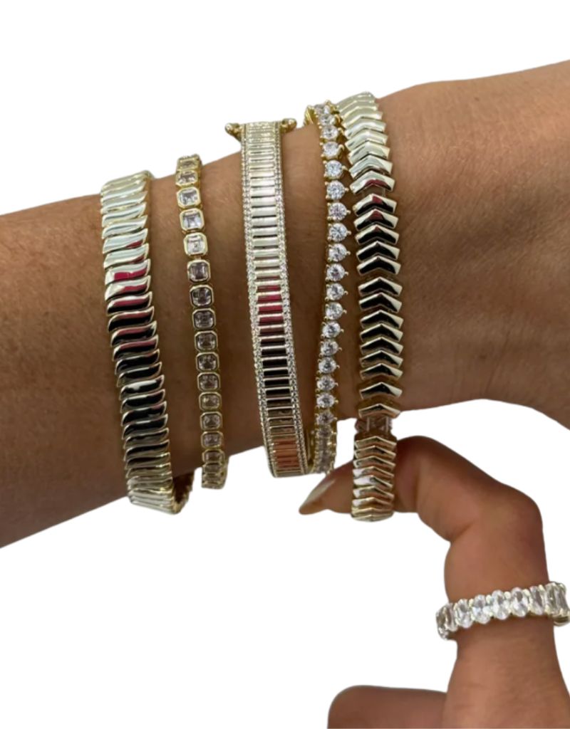 The Arrow Stretchy Bracelet Gold