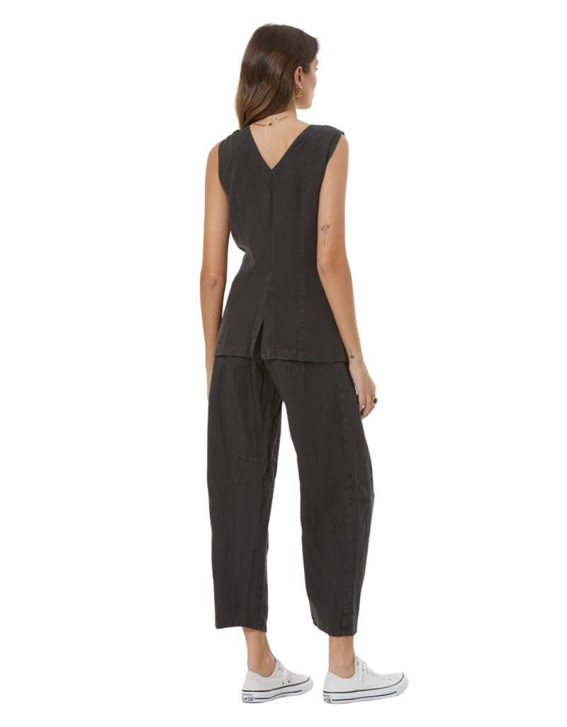 Barret Barrel Pant Pigment Black Olive