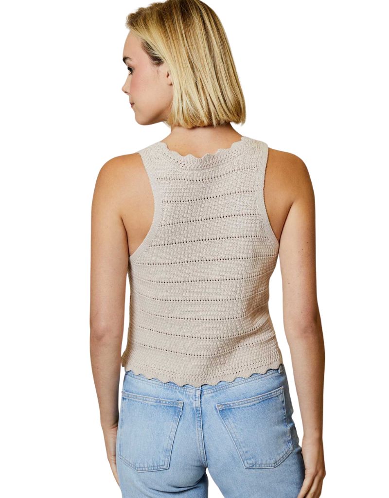 Vest Sweater Twine