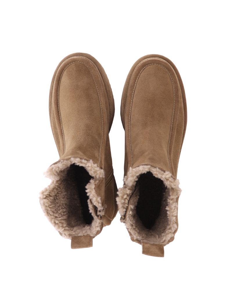 Auri Suede Teddy Sandy Tobacco