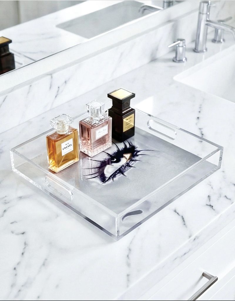 Midnight Eye Acrylic Square 12" Tray