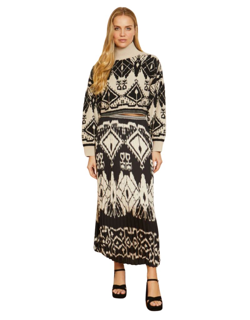 Lucille Ikat Tapestry Skirt
