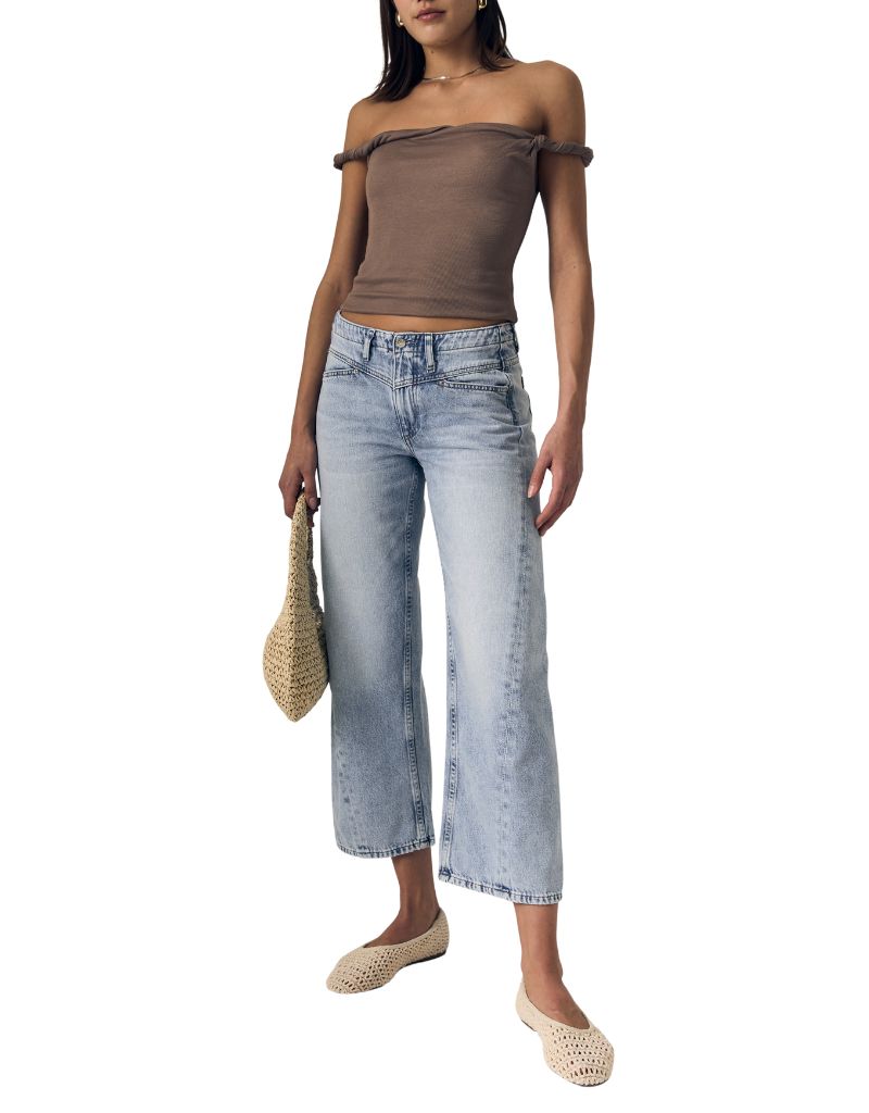 Selena Crop Mid Rise Wild and Free