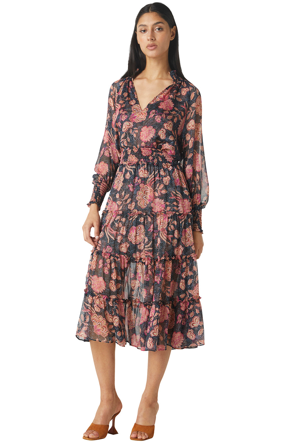 Alexis Top Flora Dot