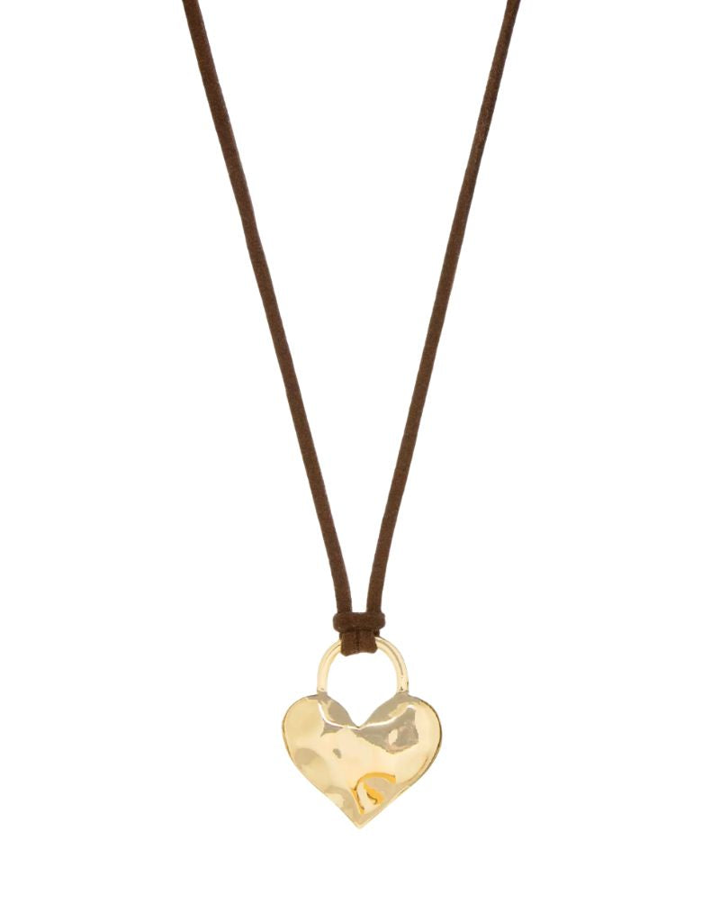 4103N Harper Necklace Gold Brown