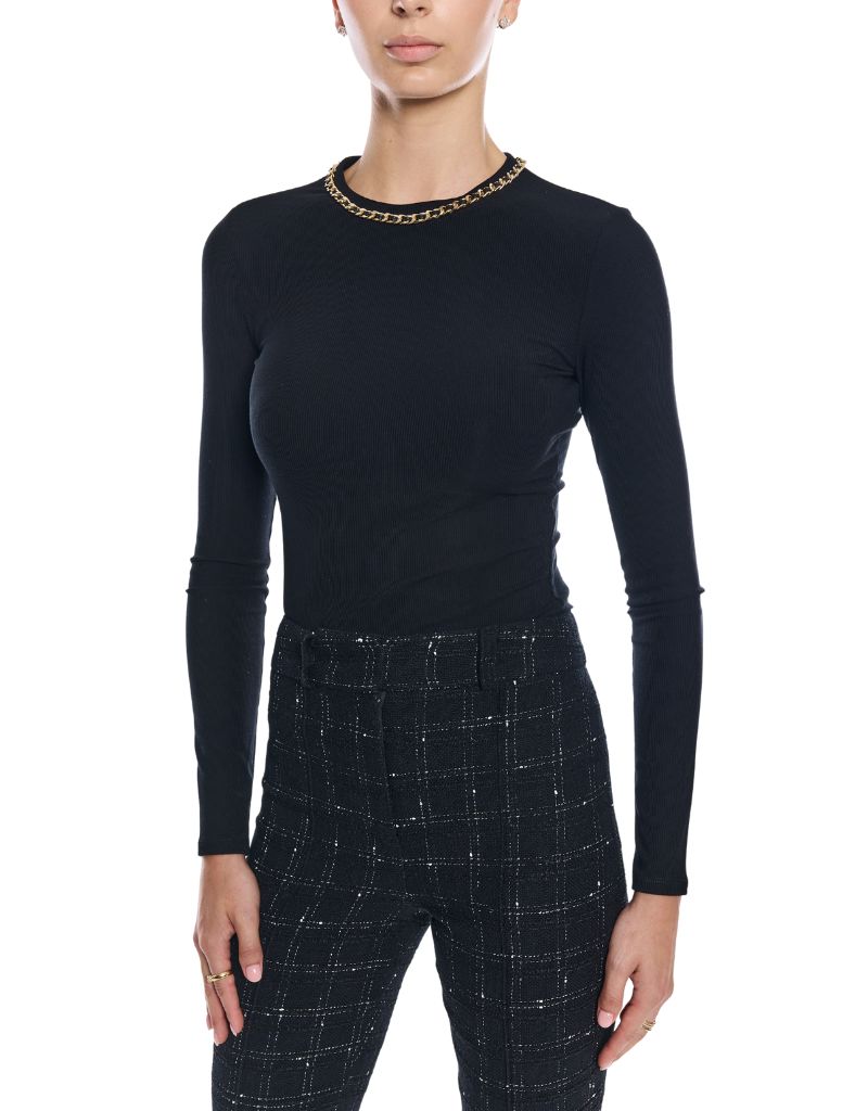 Eponine Chain Top Black