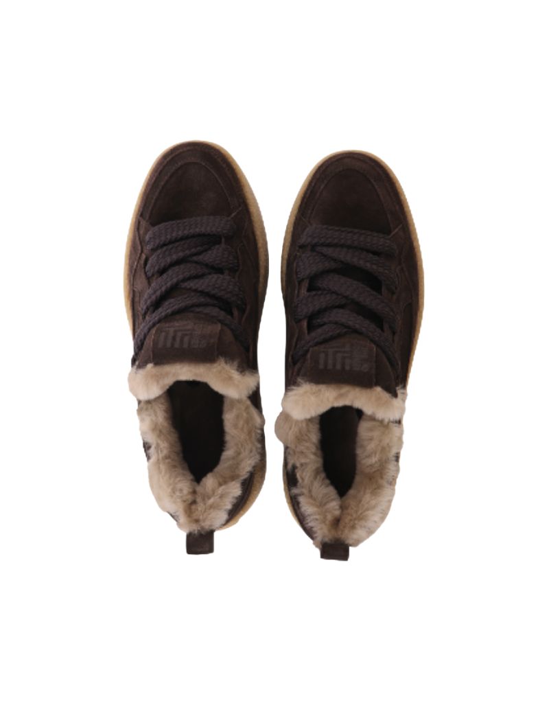 Bazar Pepe Camel Suede Sneaker