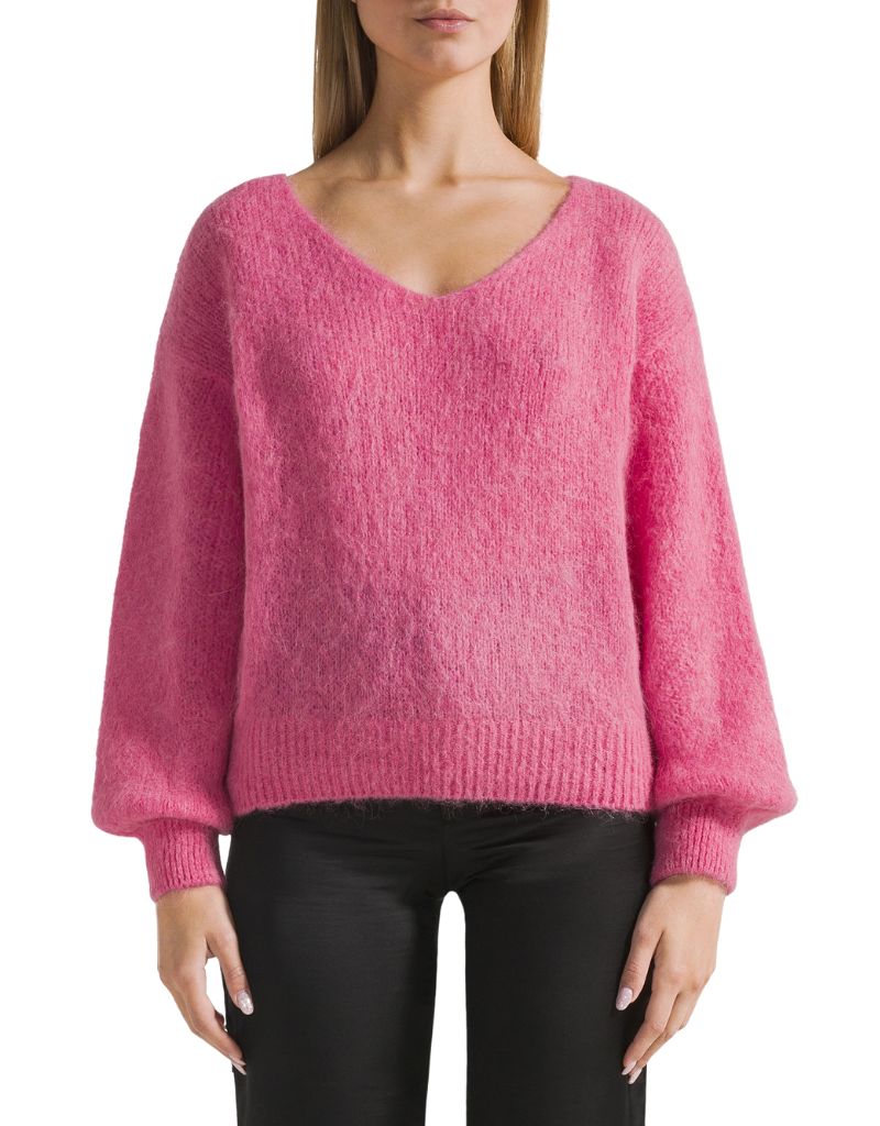 Milana LS Alpaca Pullover Pink