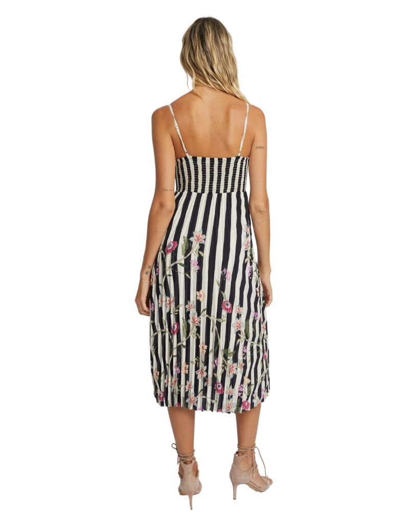 Donna Stripe Vine Dress