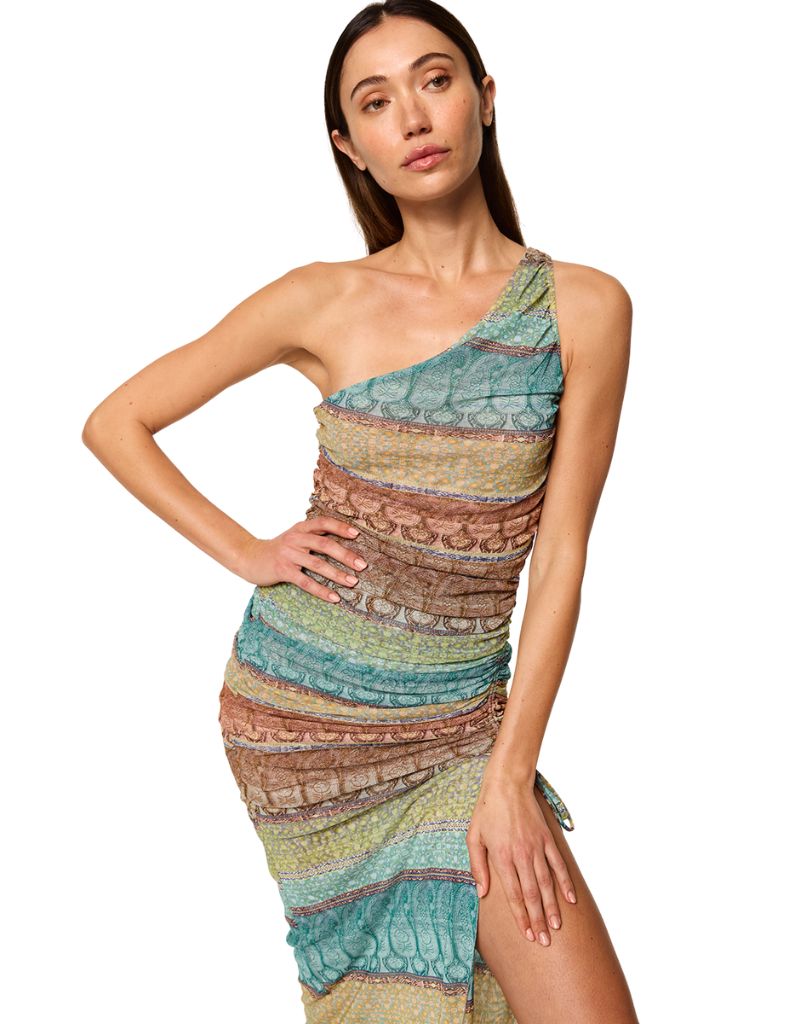 Sirena Dress Paisley Ombre Mesh