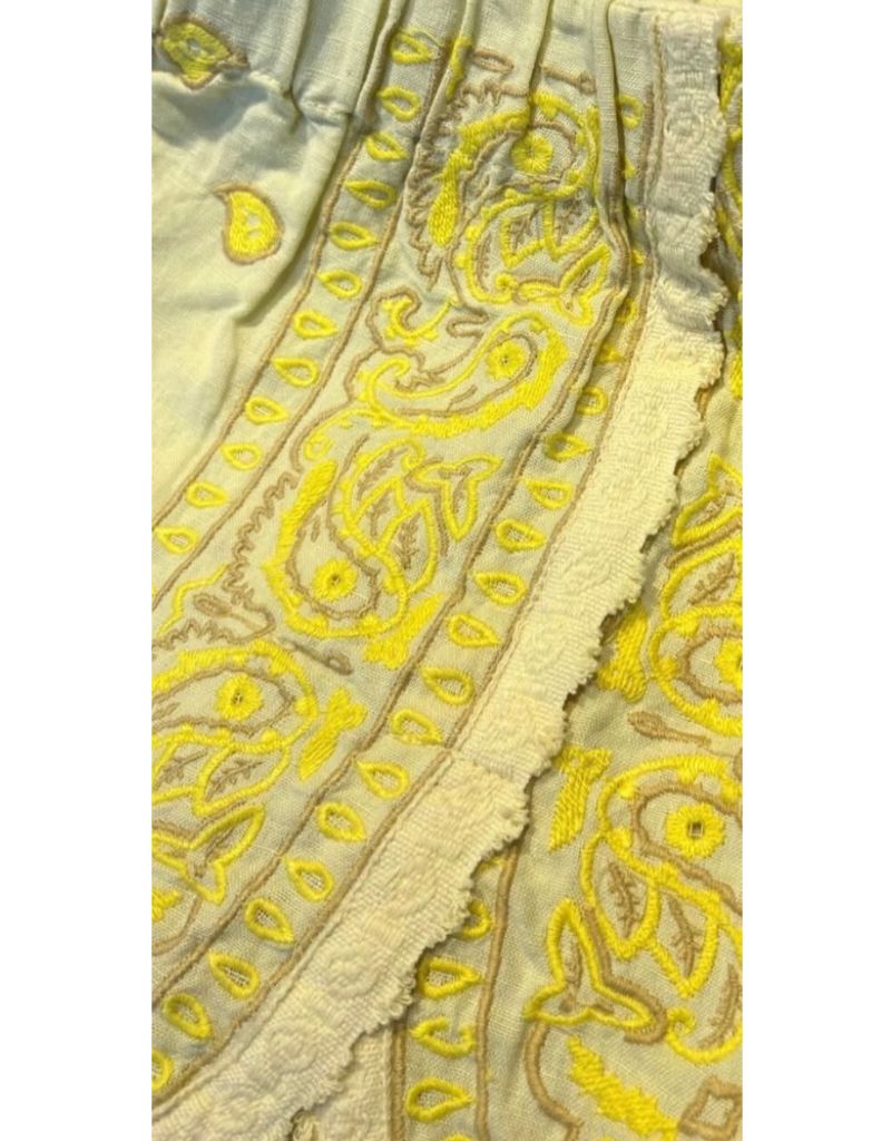 Bandana Shorts Yellow Su26