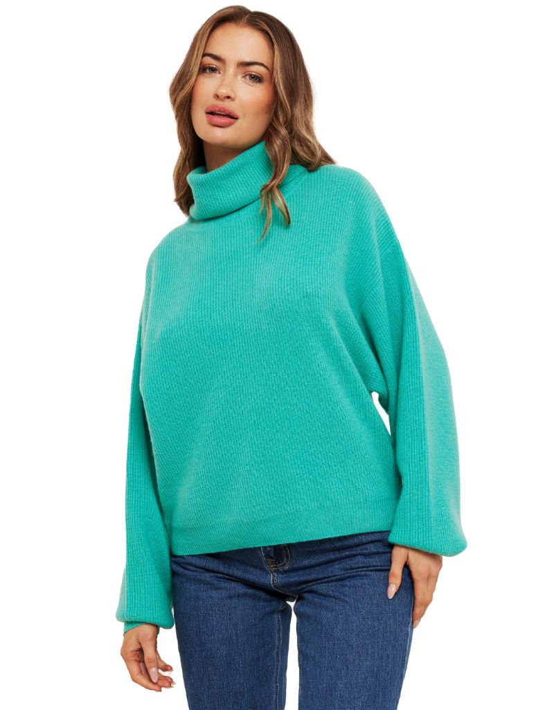 Cee Cee Roll Neck Jungle Green